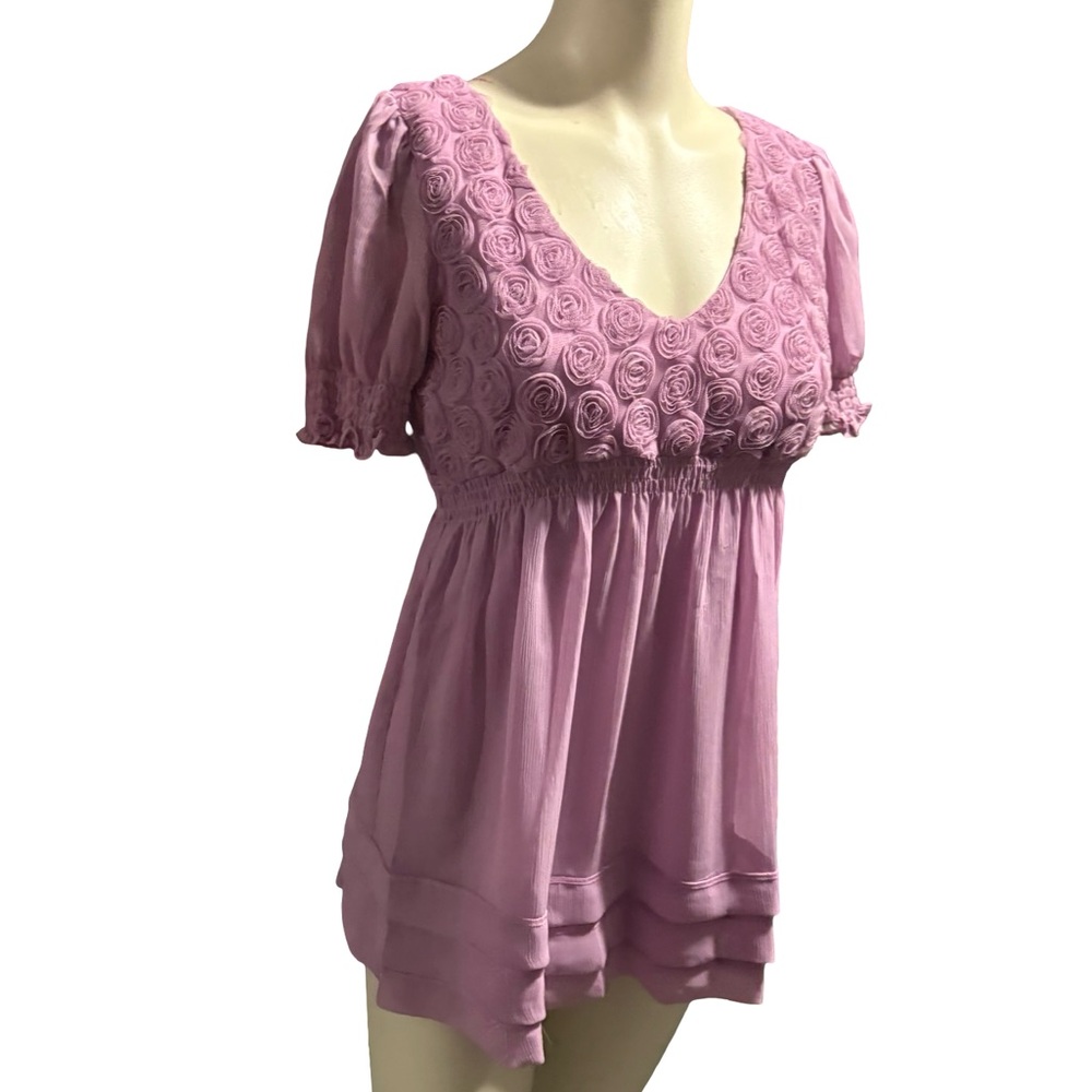 LOFT Lavender Floral Top